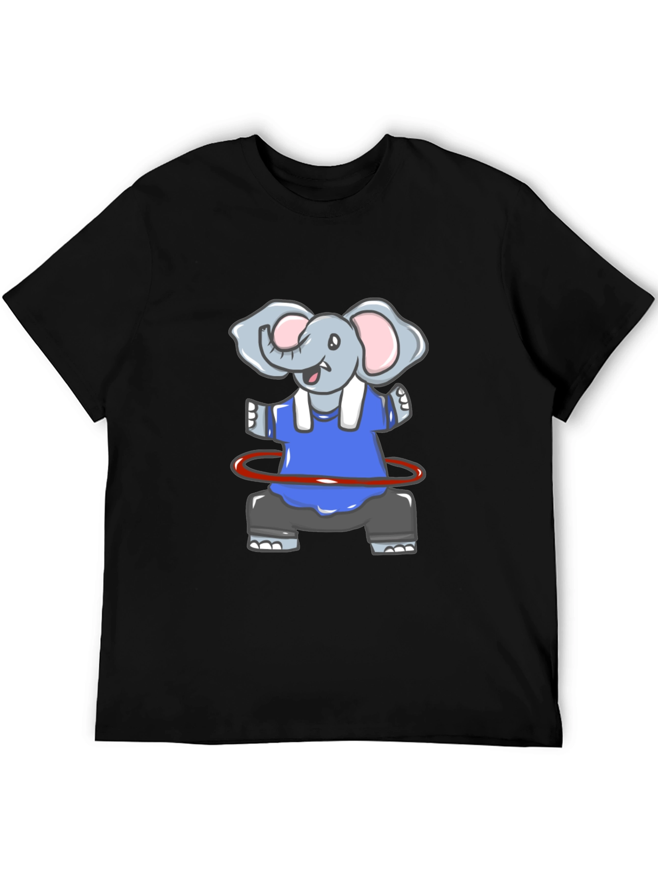 Cute Elephant Hula Hoop T-Shirt