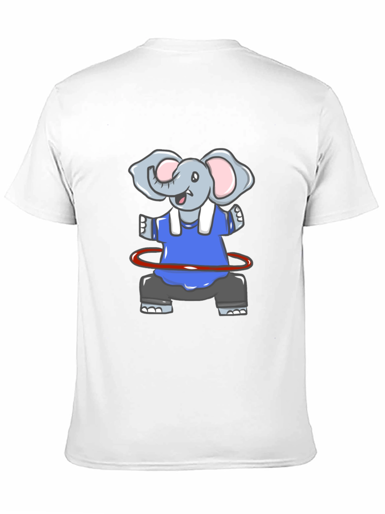 Cute Elephant Hula Hoop T-Shirt