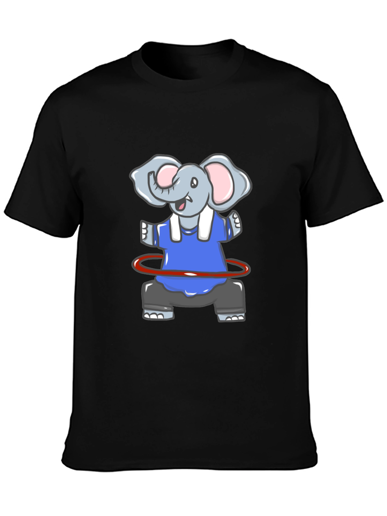 Cute Elephant Hula Hoop T-Shirt