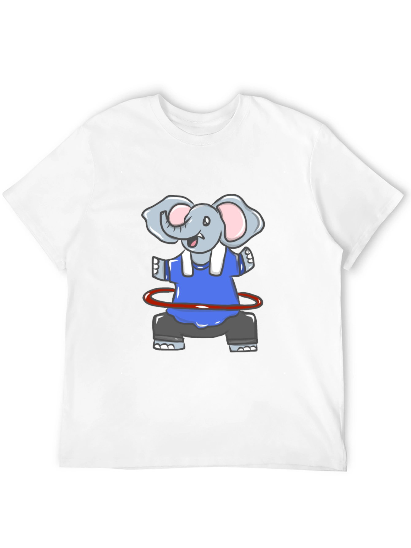 Cute Elephant Hula Hoop T-Shirt