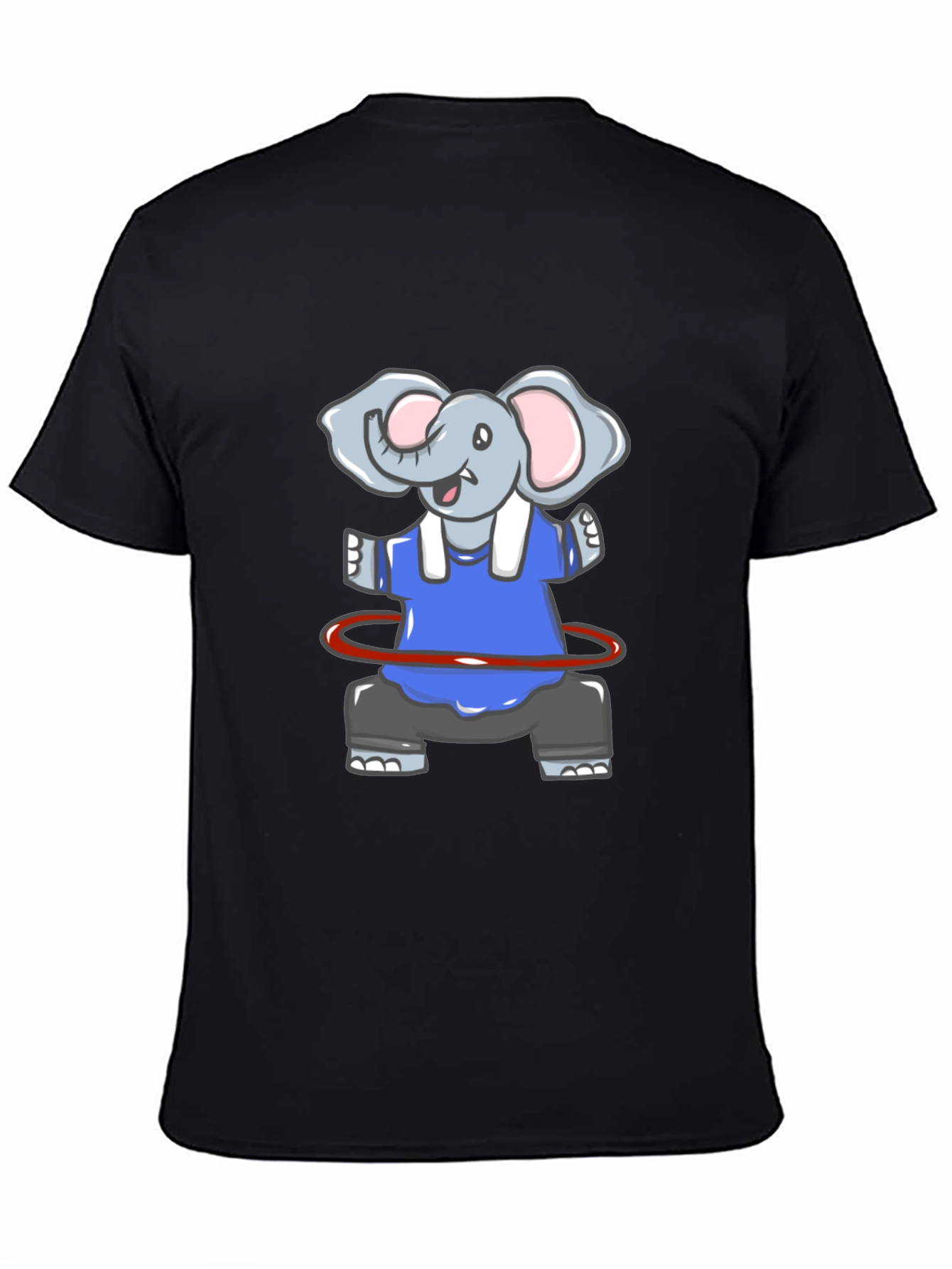 Cute Elephant Hula Hoop T-Shirt