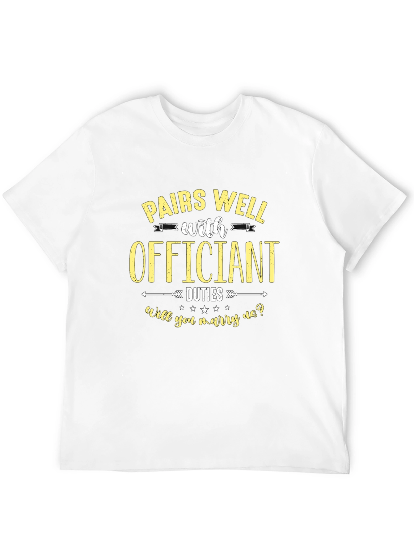Pairs Well with Officiant Duties T-Shirt