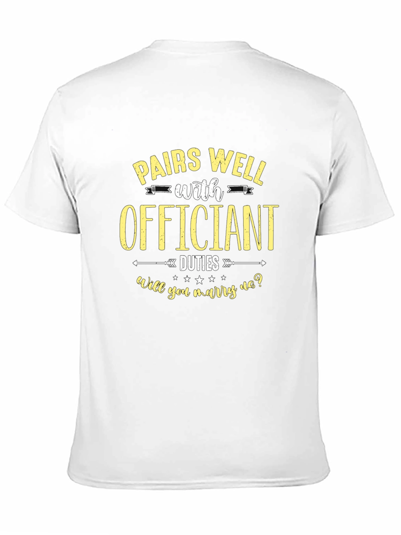 Pairs Well with Officiant Duties T-Shirt