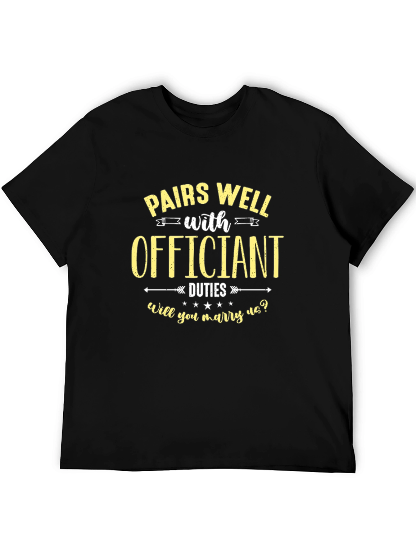 Pairs Well with Officiant Duties T-Shirt