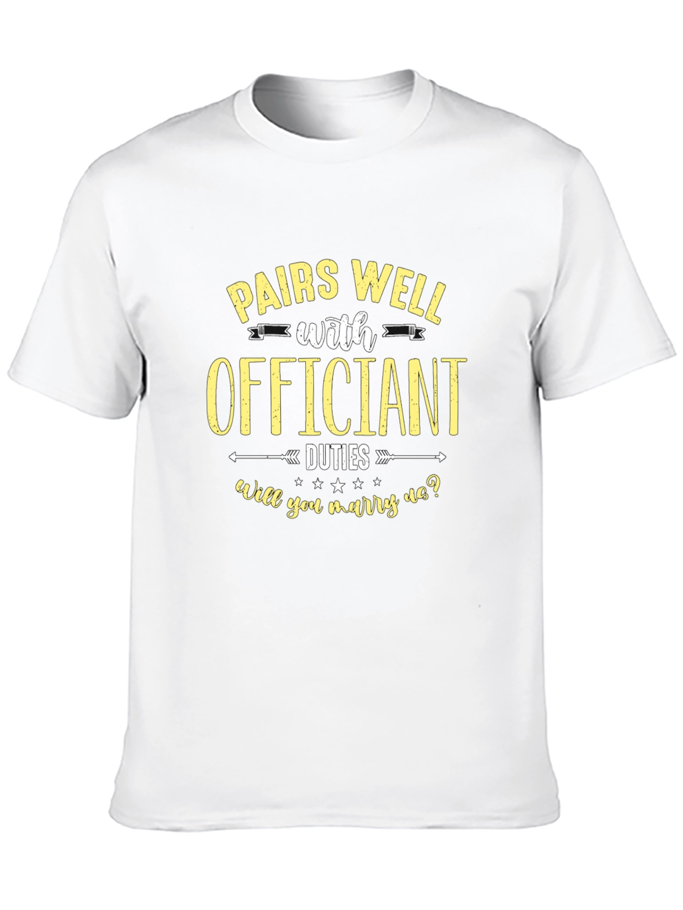 Pairs Well with Officiant Duties T-Shirt