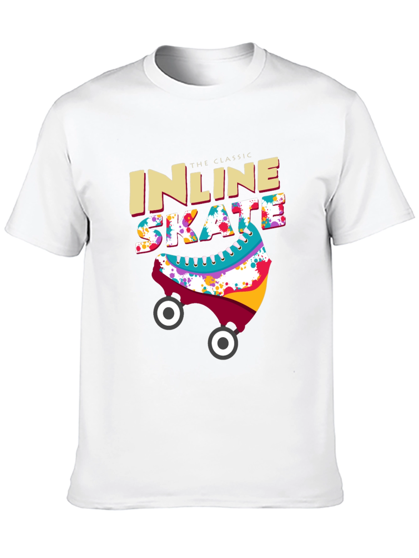 Classic Inline Skate T-Shirt - Retro Design