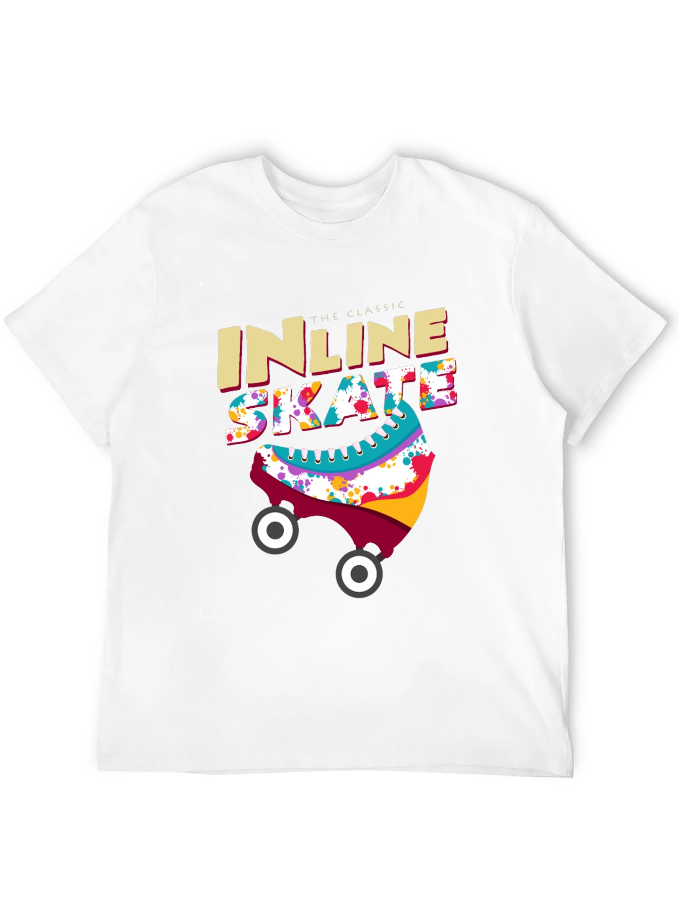 Classic Inline Skate T-Shirt - Retro Design