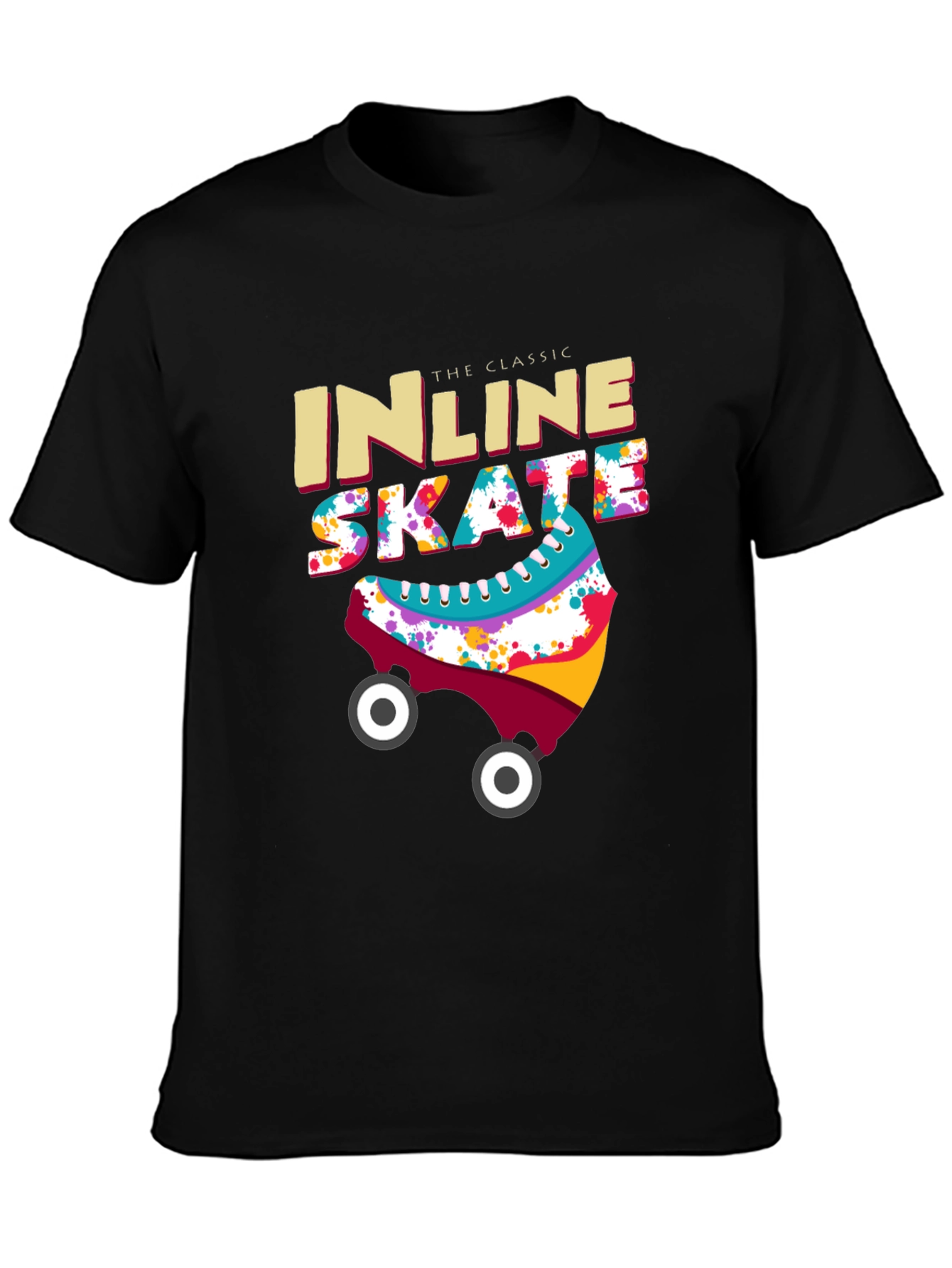 Classic Inline Skate T-Shirt - Retro Design
