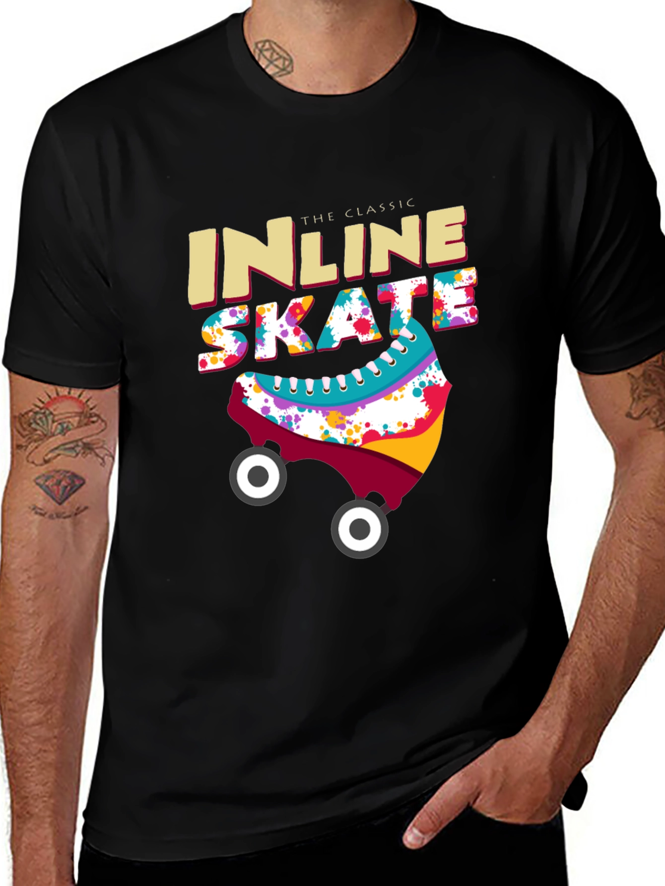 Classic Inline Skate T-Shirt - Retro Design