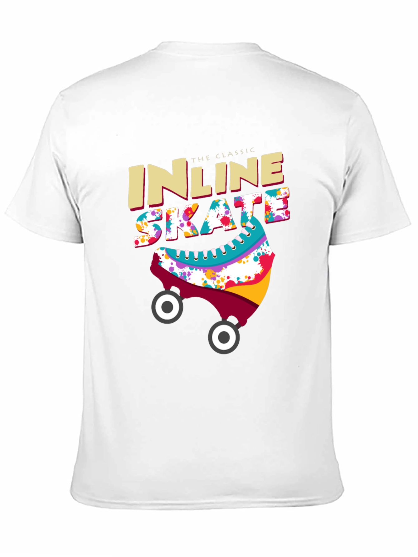 Classic Inline Skate T-Shirt - Retro Design