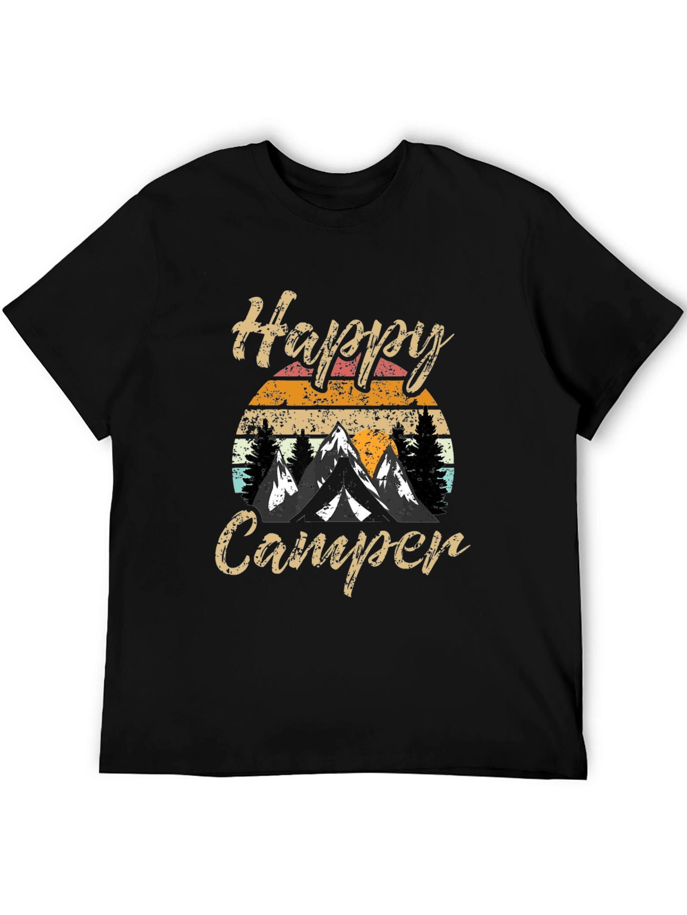 Happy Camper Retro Graphic Tee