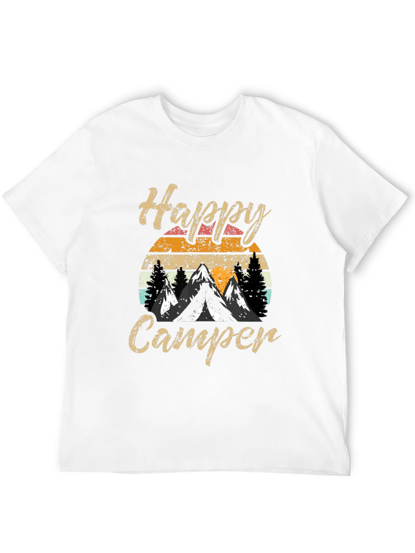 Happy Camper Retro Graphic Tee