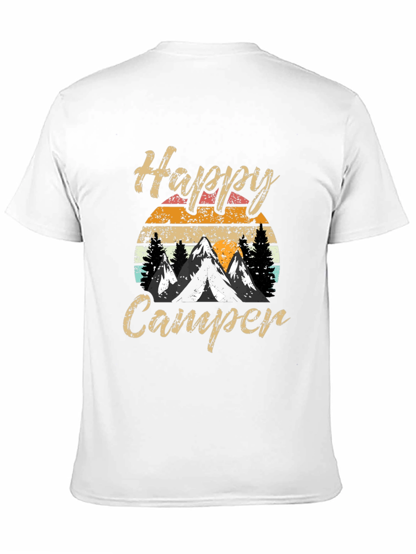 Happy Camper Retro Graphic Tee