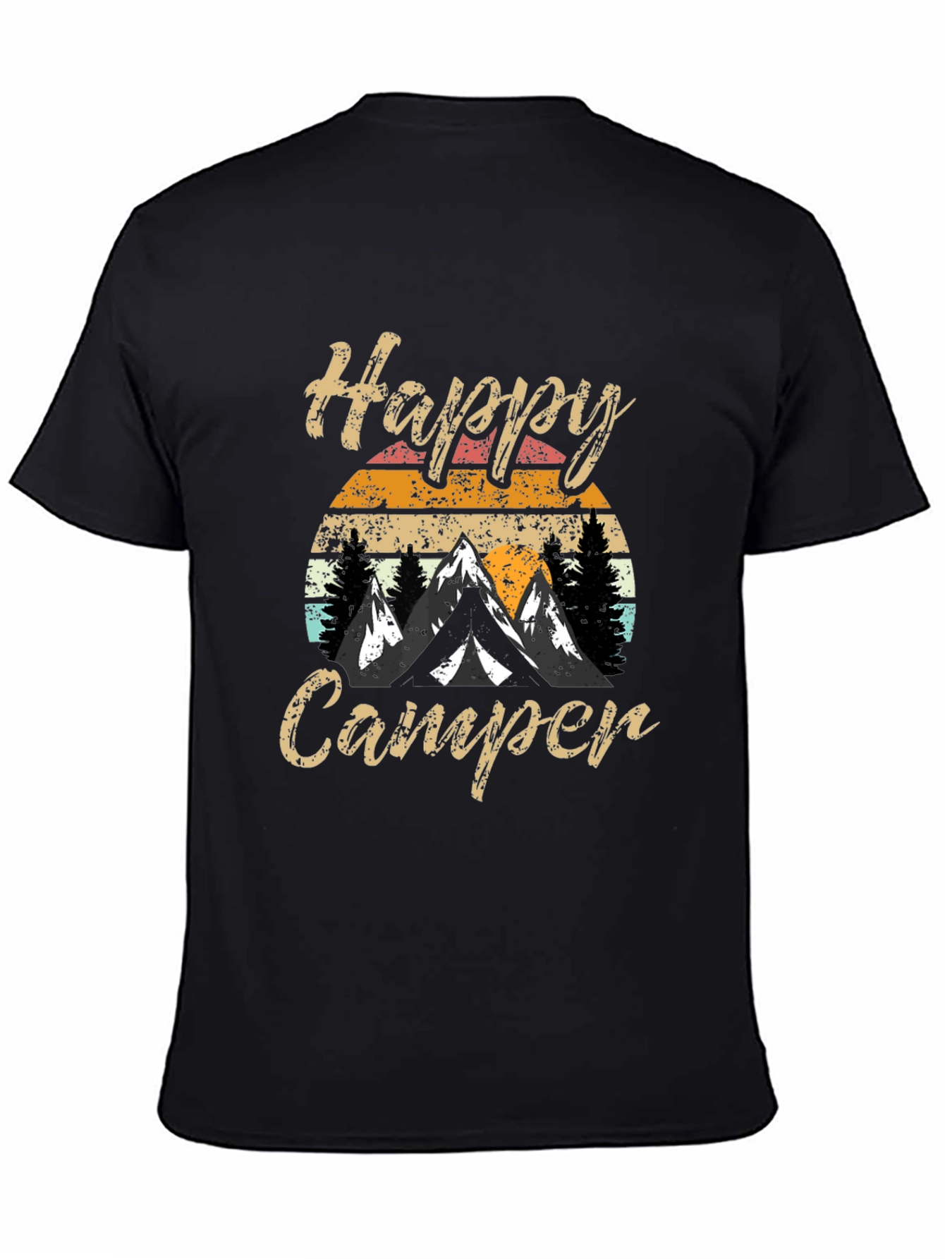Happy Camper Retro Graphic Tee