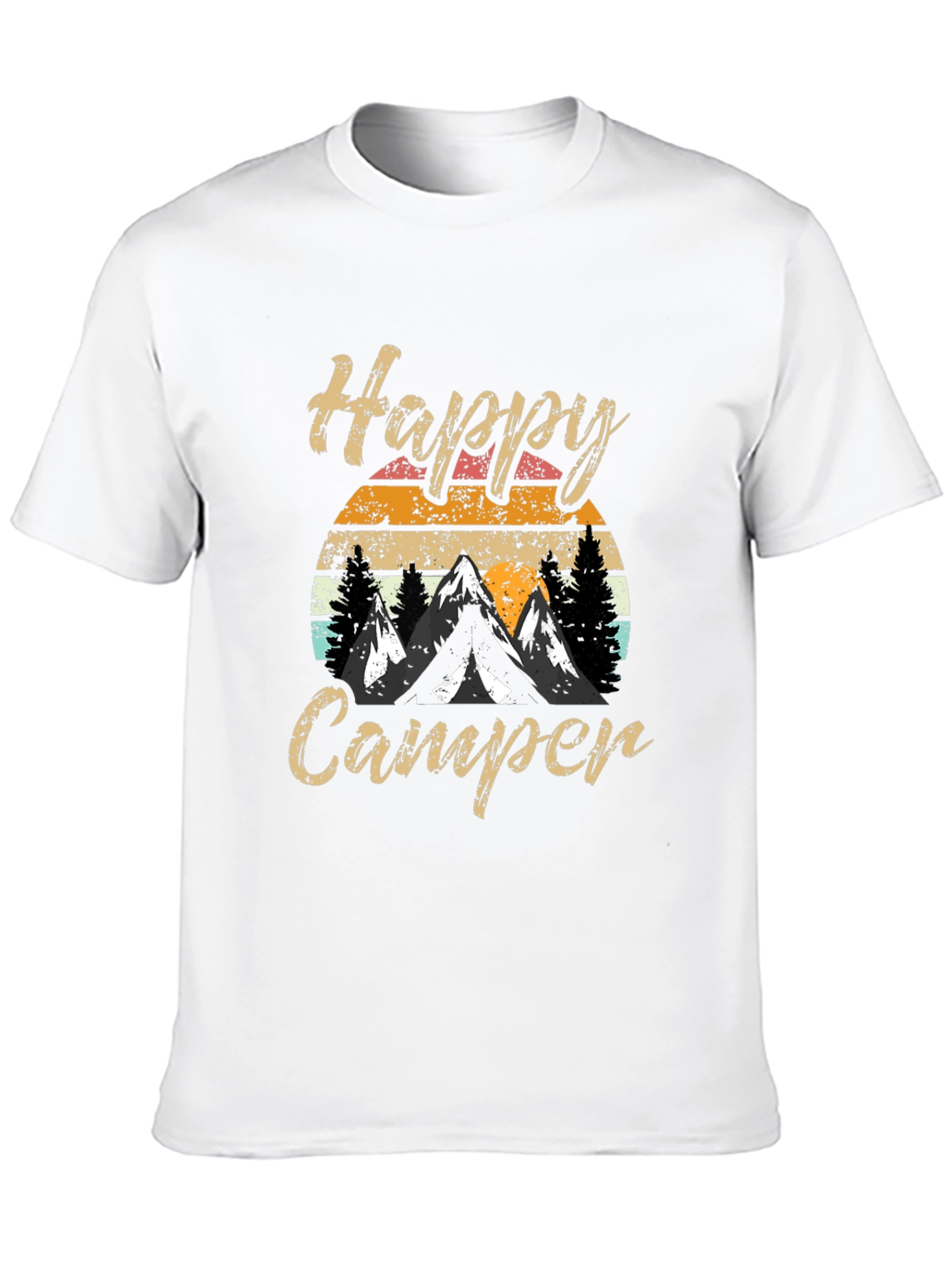 Happy Camper Retro Graphic Tee