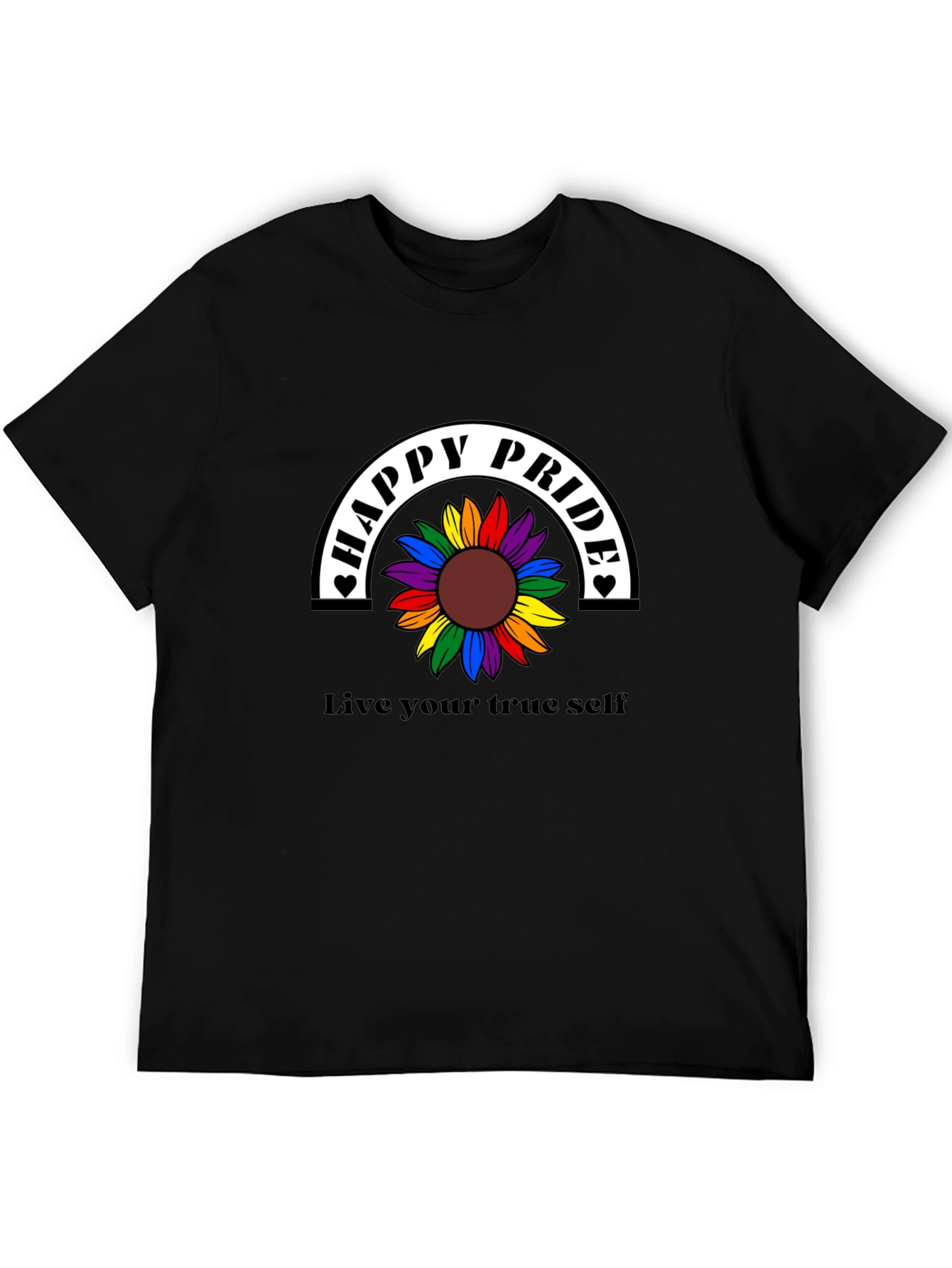 Happy Pride Rainbow Sunflower T-Shirt