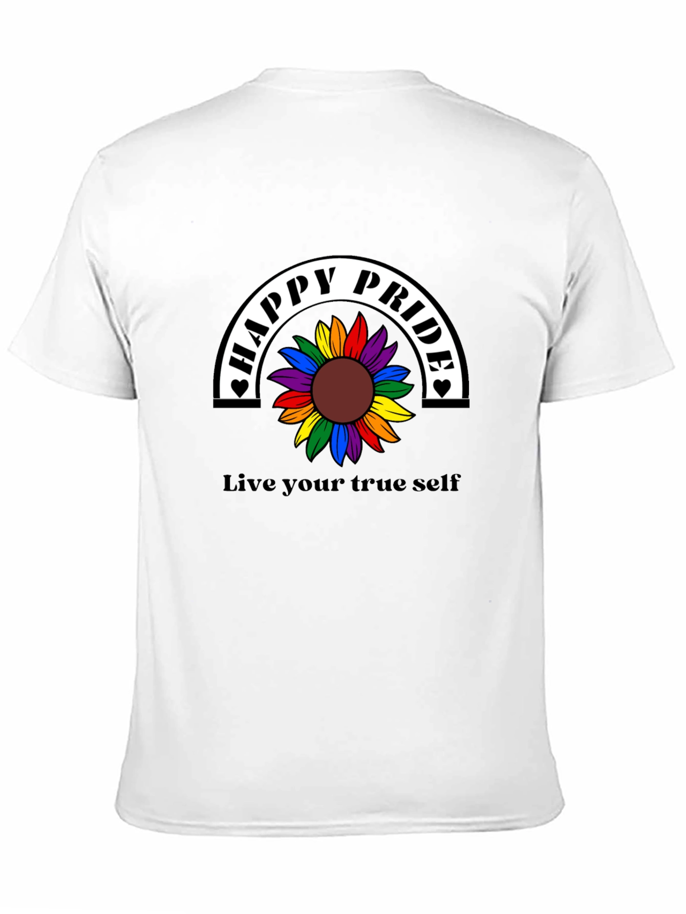 Happy Pride Rainbow Sunflower T-Shirt