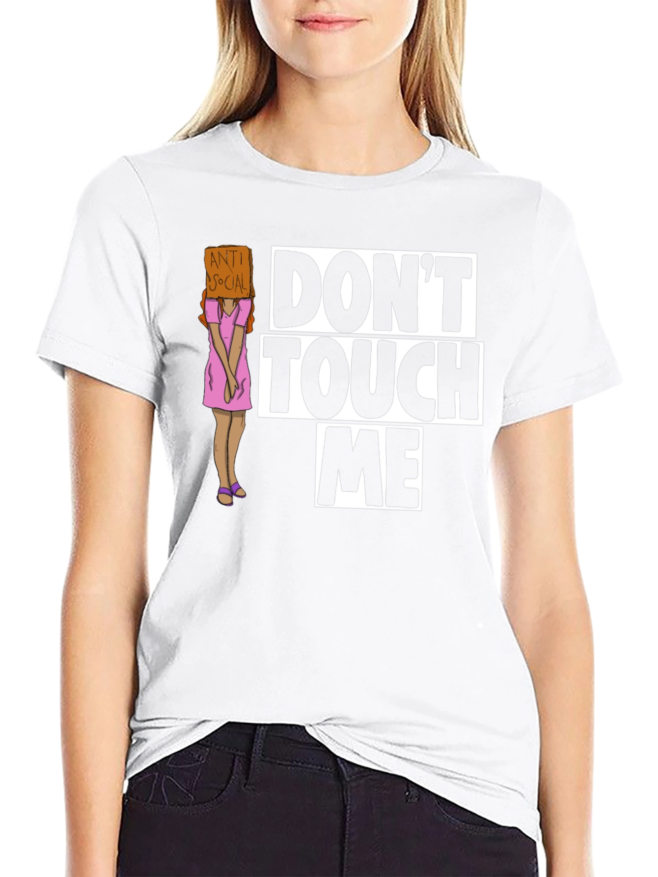 Dont Touch Me Graphic T-Shirt - Anti-Social Humor