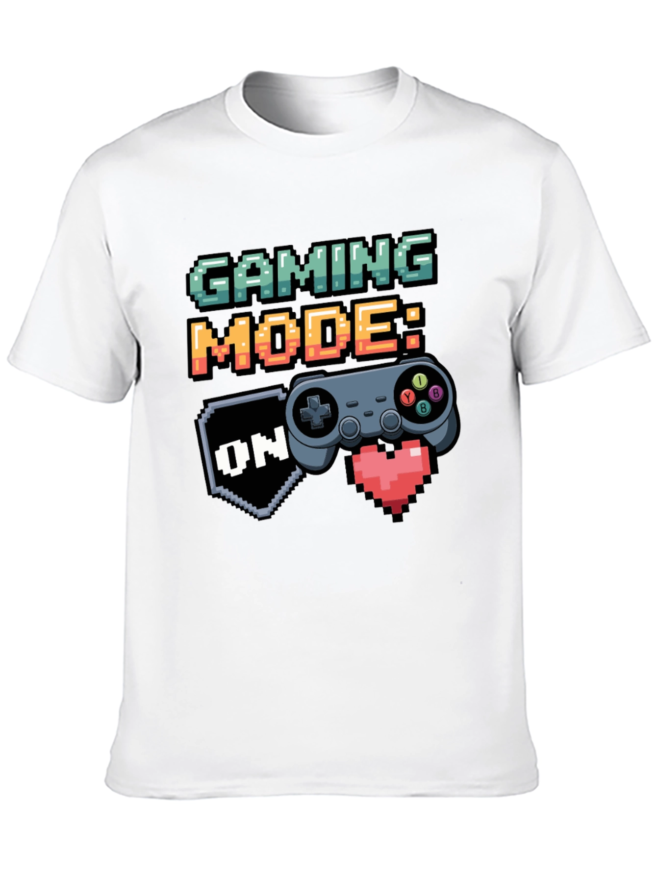 Gaming Mode On Black T-Shirt - Gamer Apparel