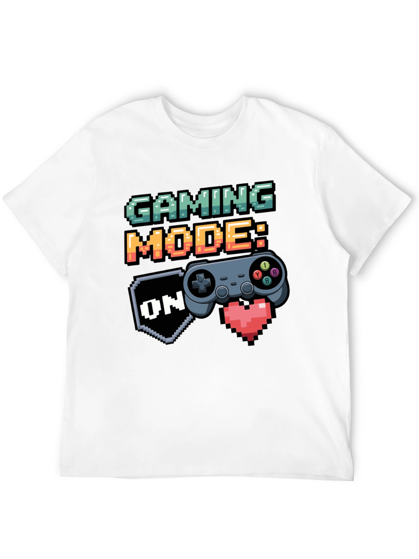 Gaming Mode On Black T-Shirt - Gamer Apparel