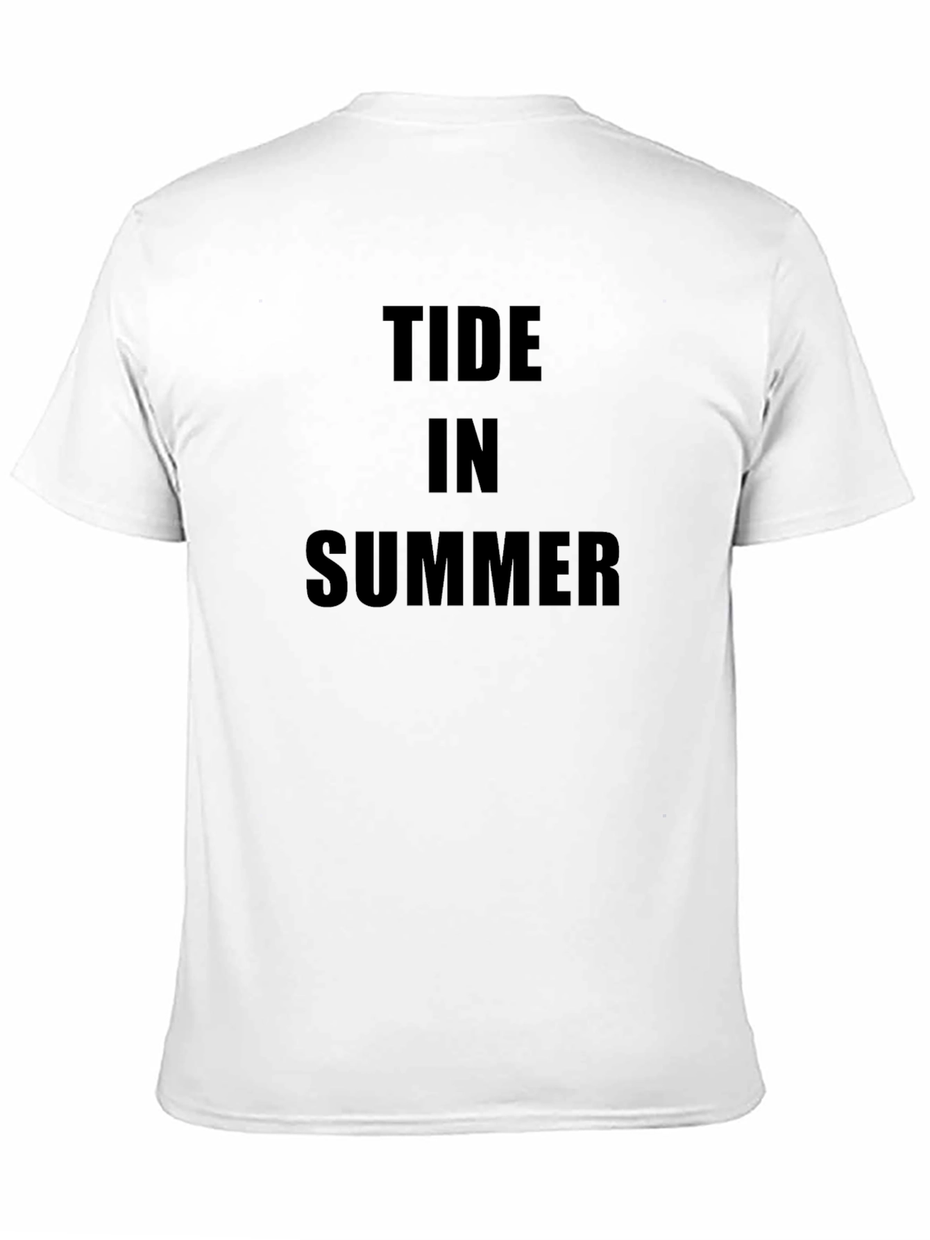 Tide in Summer Black T-Shirt