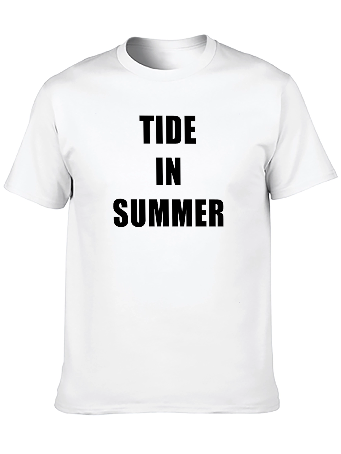 Tide in Summer Black T-Shirt