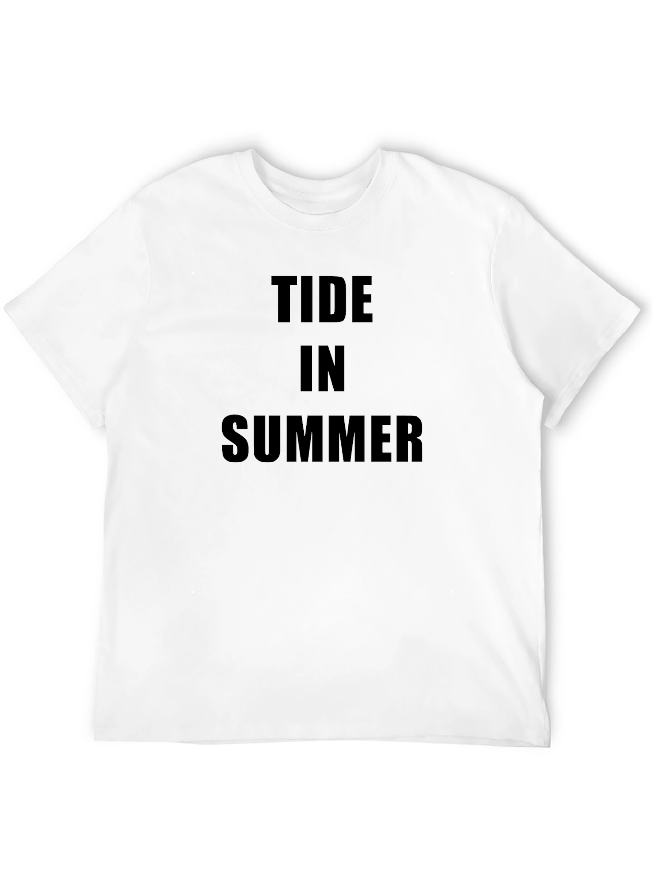 Tide in Summer Black T-Shirt