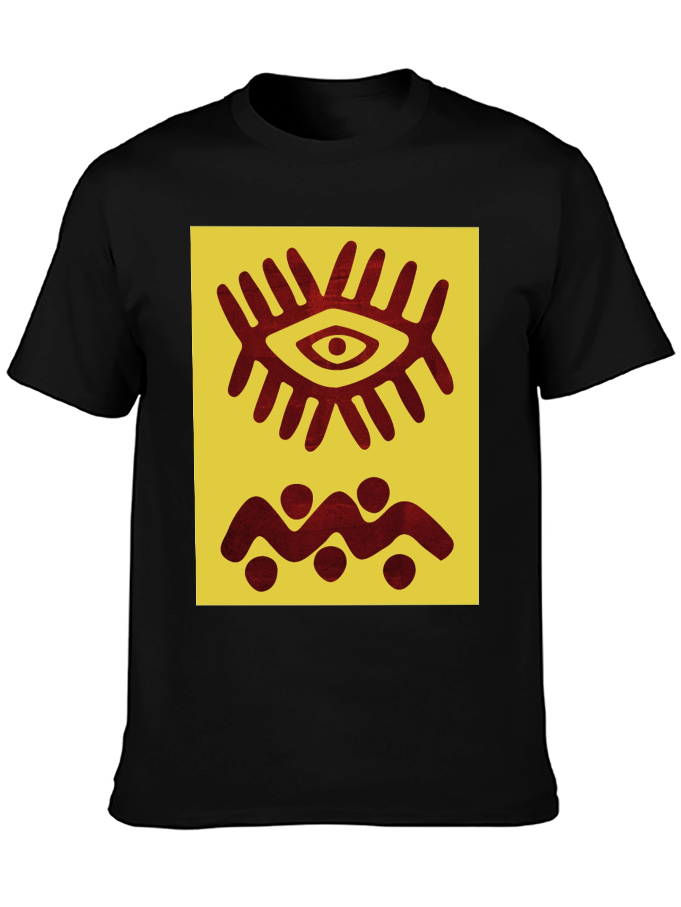 Tribal Eye Graphic Tee - Unique Design