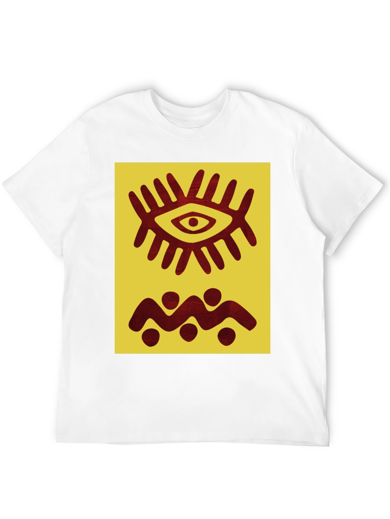 Tribal Eye Graphic Tee - Unique Design