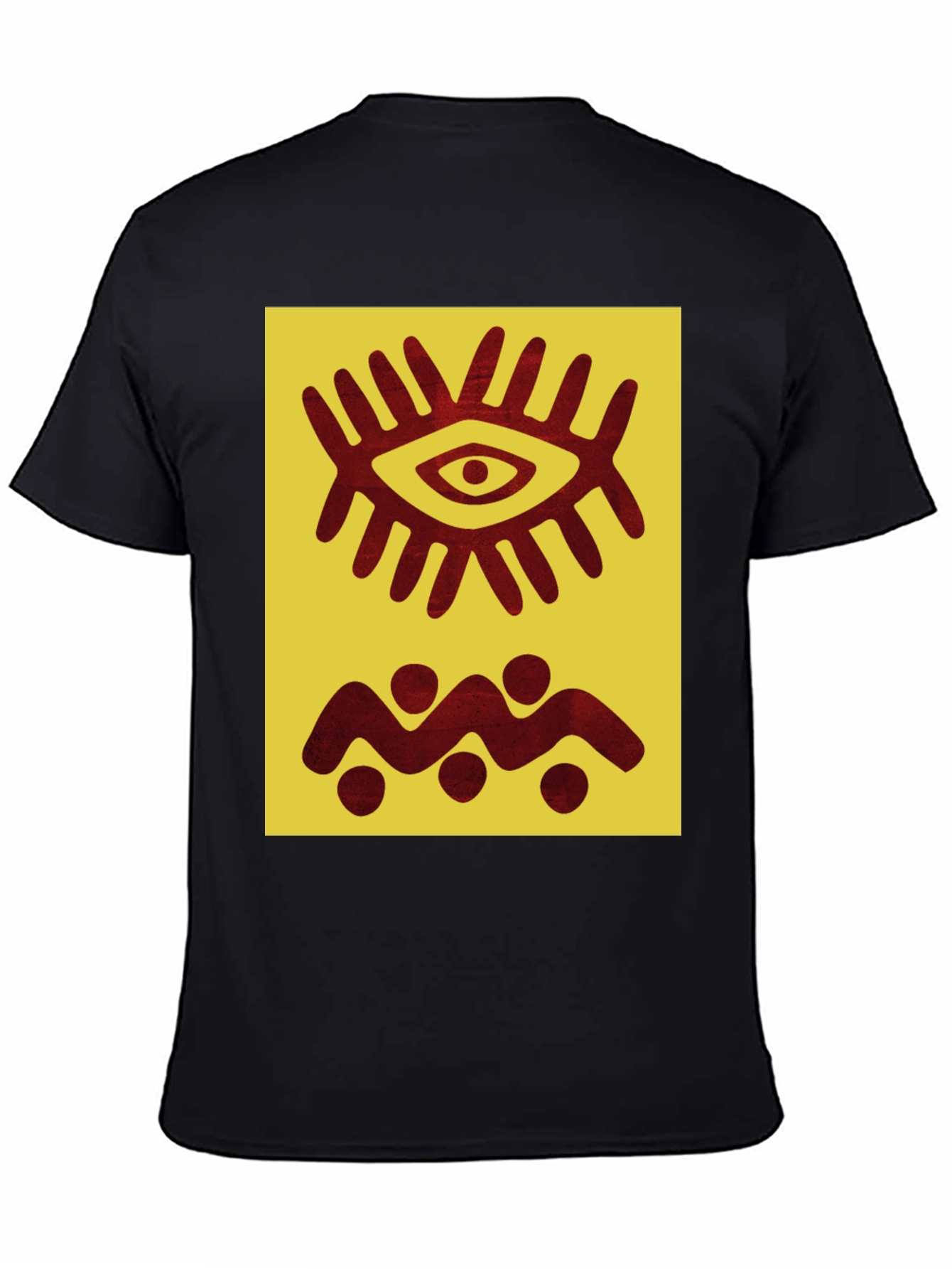 Tribal Eye Graphic Tee - Unique Design