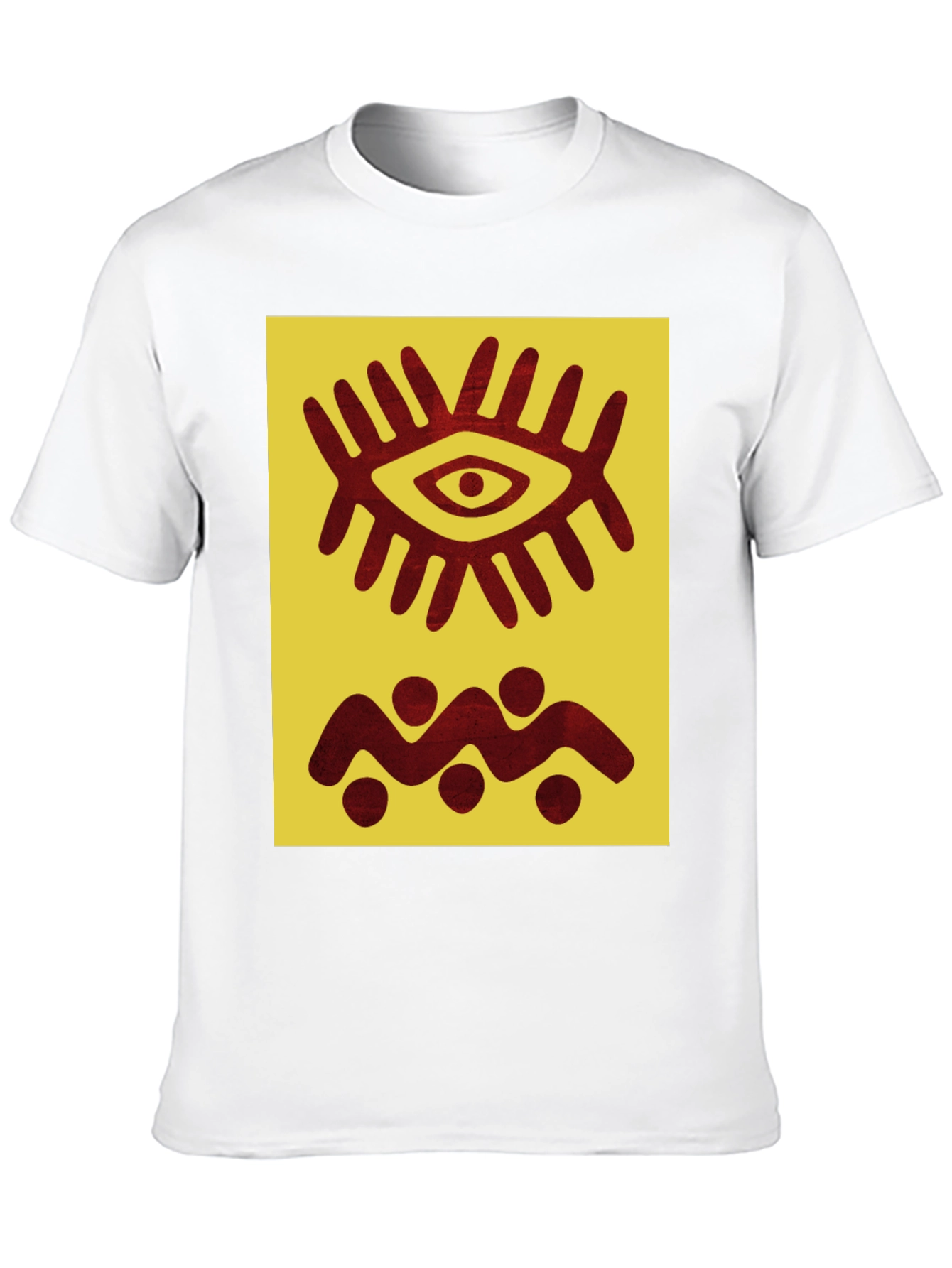 Tribal Eye Graphic Tee - Unique Design