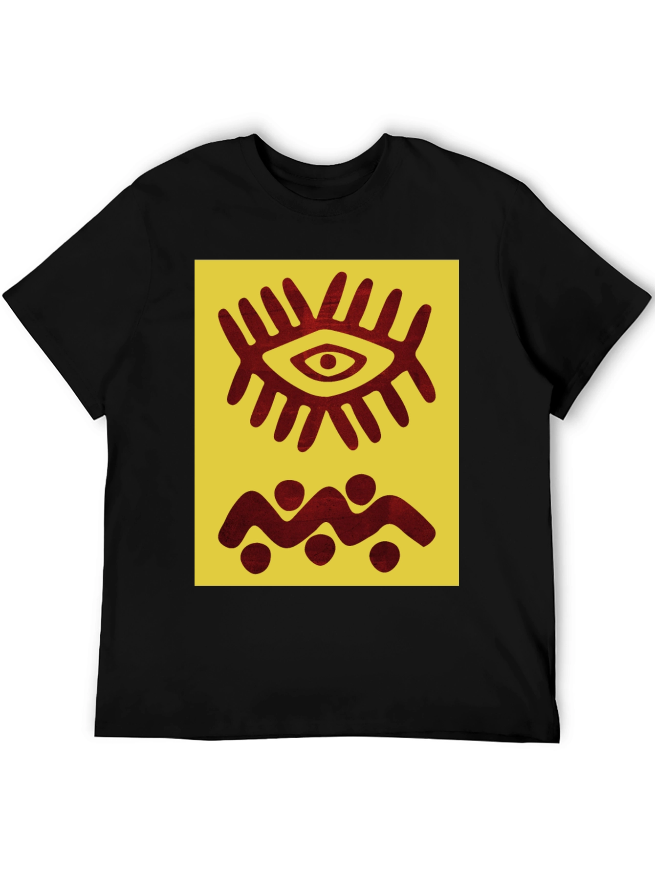 Tribal Eye Graphic Tee - Unique Design