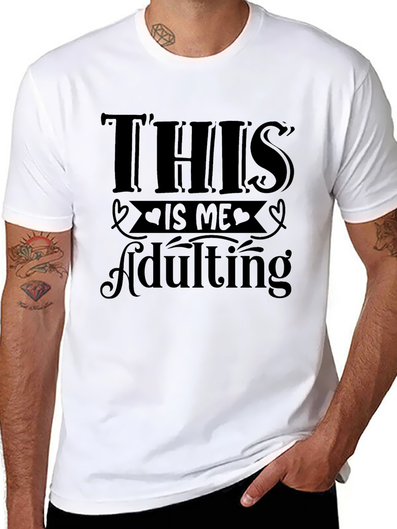 This is Me Adulting Graphic T-Shirt