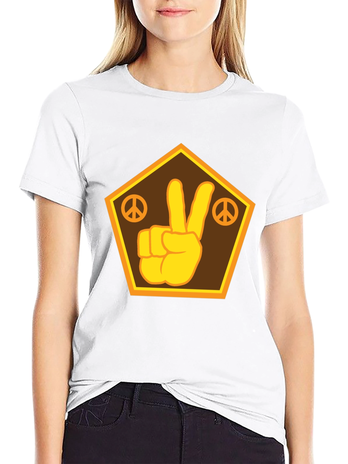 Peace Sign T-Shirt - Retro Graphic Tee