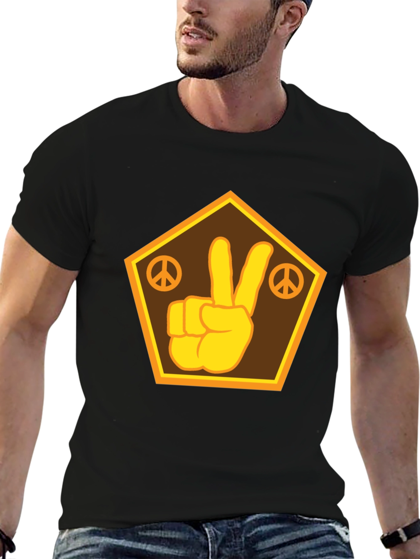 Peace Sign T-Shirt - Retro Graphic Tee