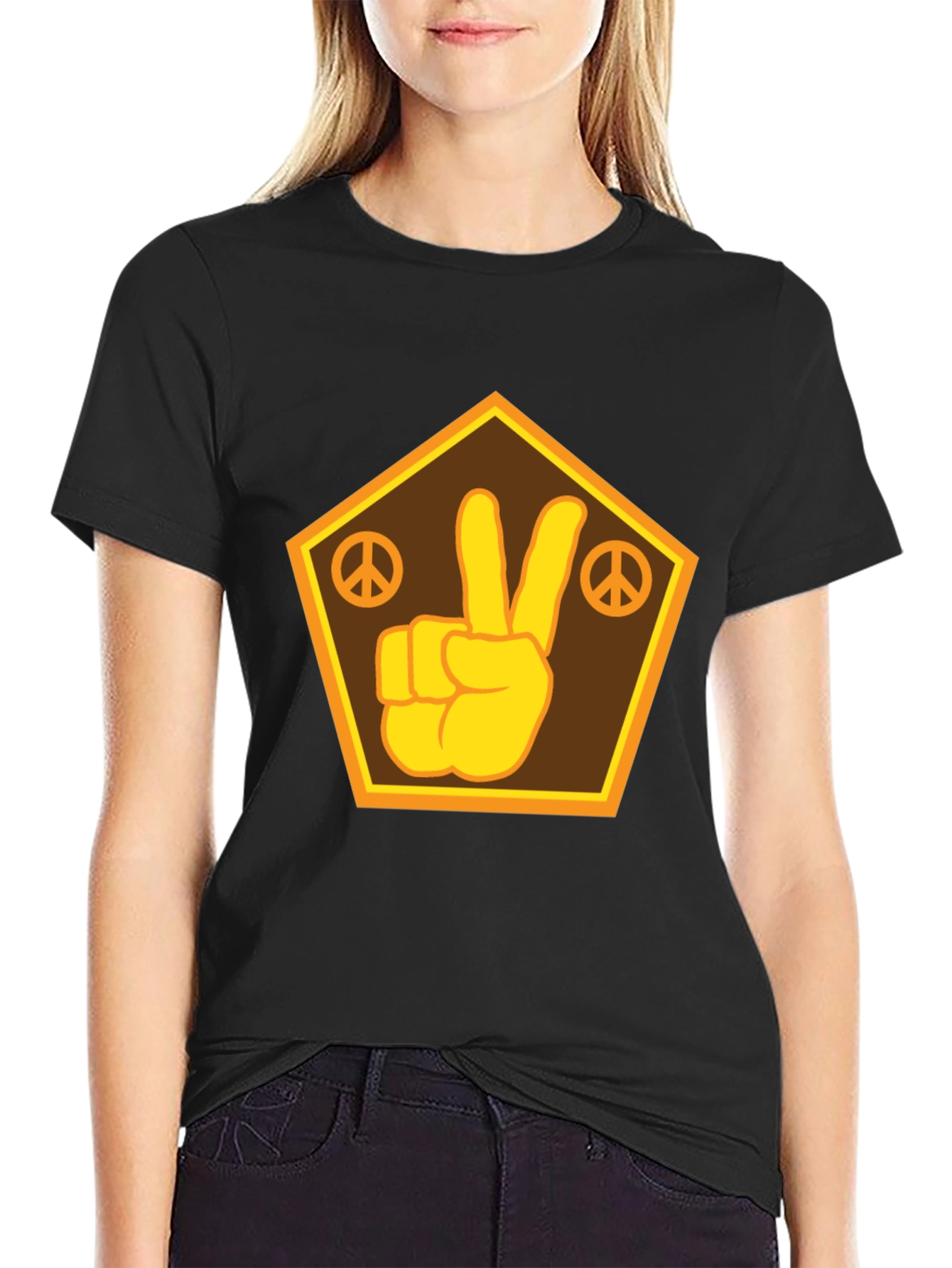 Peace Sign T-Shirt - Retro Graphic Tee