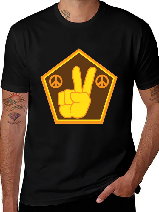 Peace Sign T-Shirt - Retro Graphic Tee