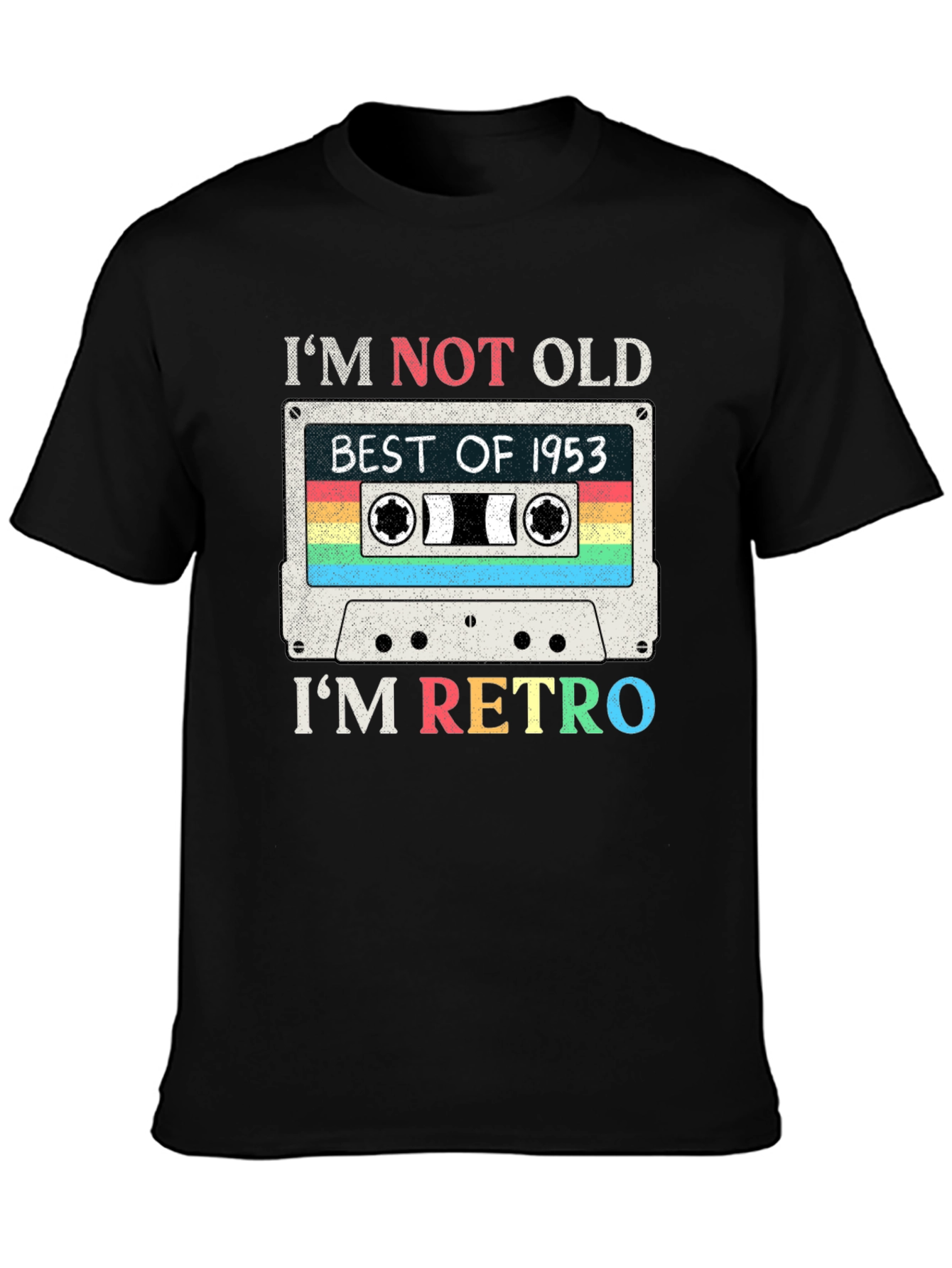 Retro Cassette Tape 1953 Graphic T-Shirt