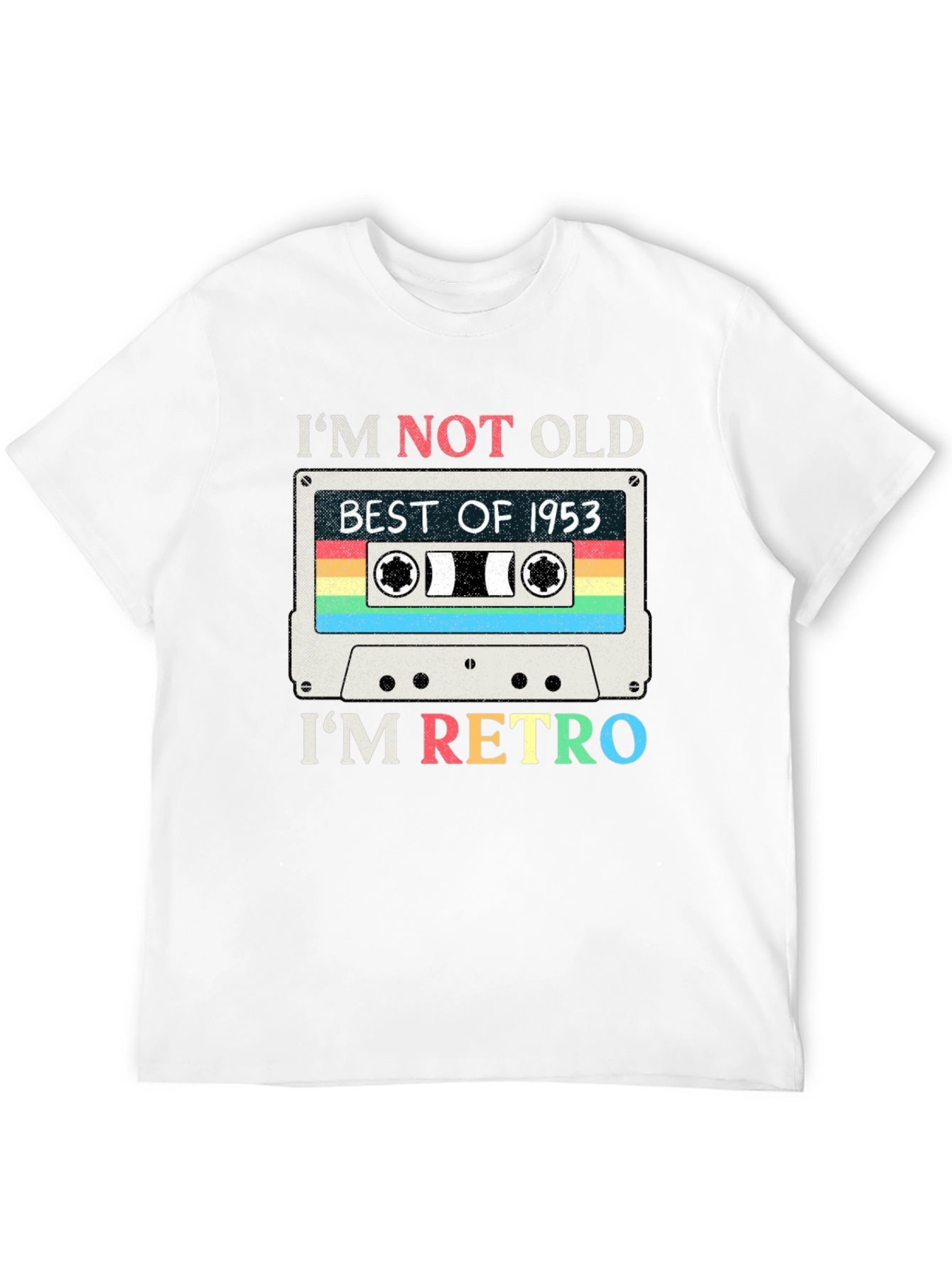Retro Cassette Tape 1953 Graphic T-Shirt