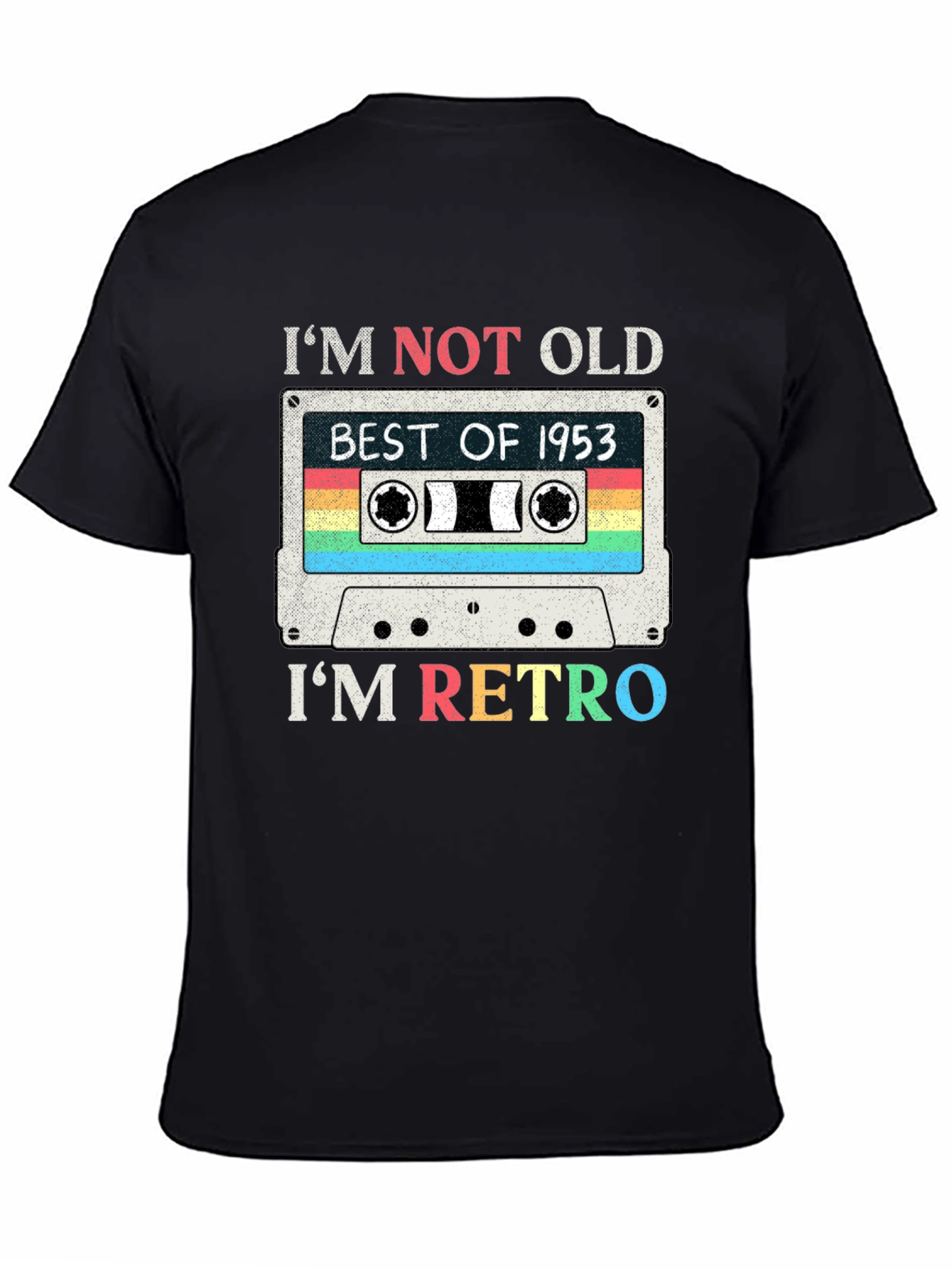 Retro Cassette Tape 1953 Graphic T-Shirt