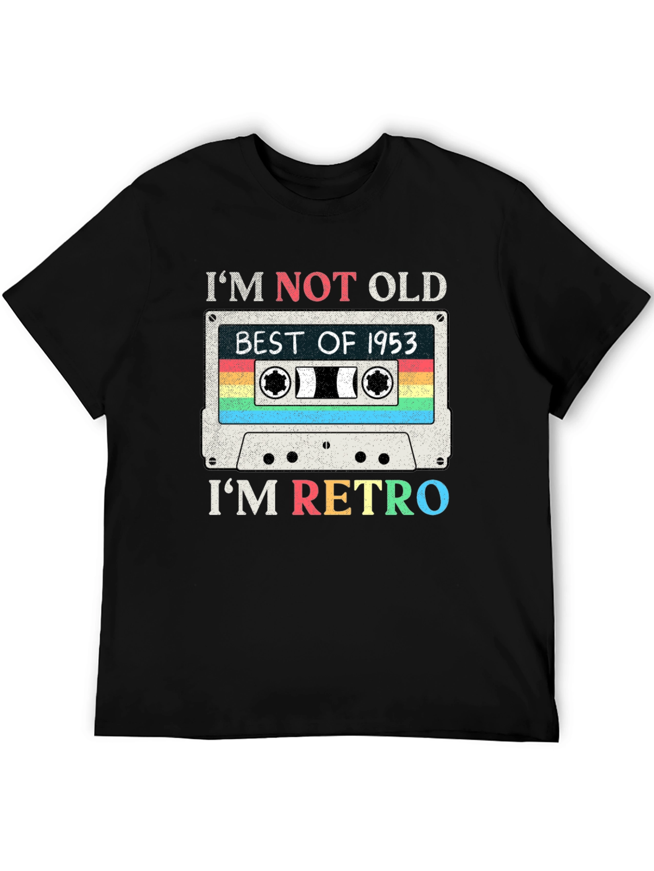 Retro Cassette Tape 1953 Graphic T-Shirt