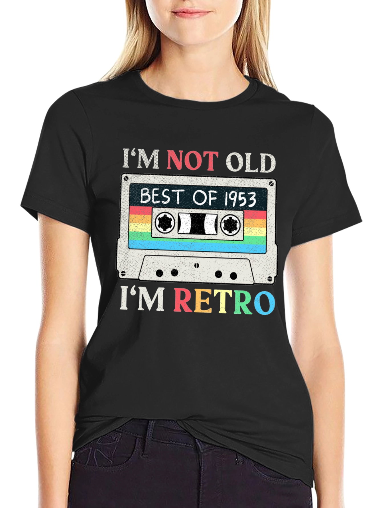 Retro Cassette Tape 1953 Graphic T-Shirt