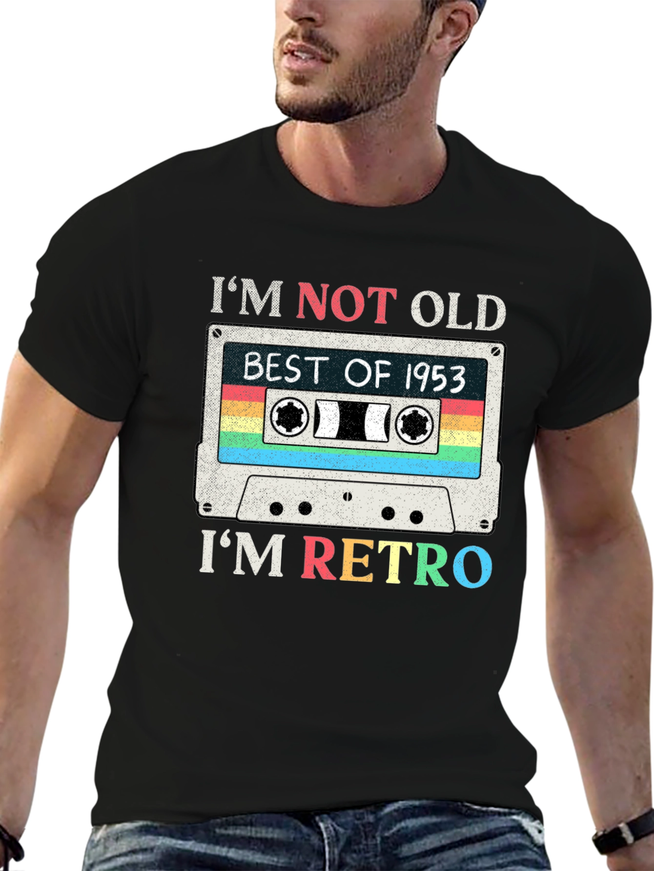 Retro Cassette Tape 1953 Graphic T-Shirt