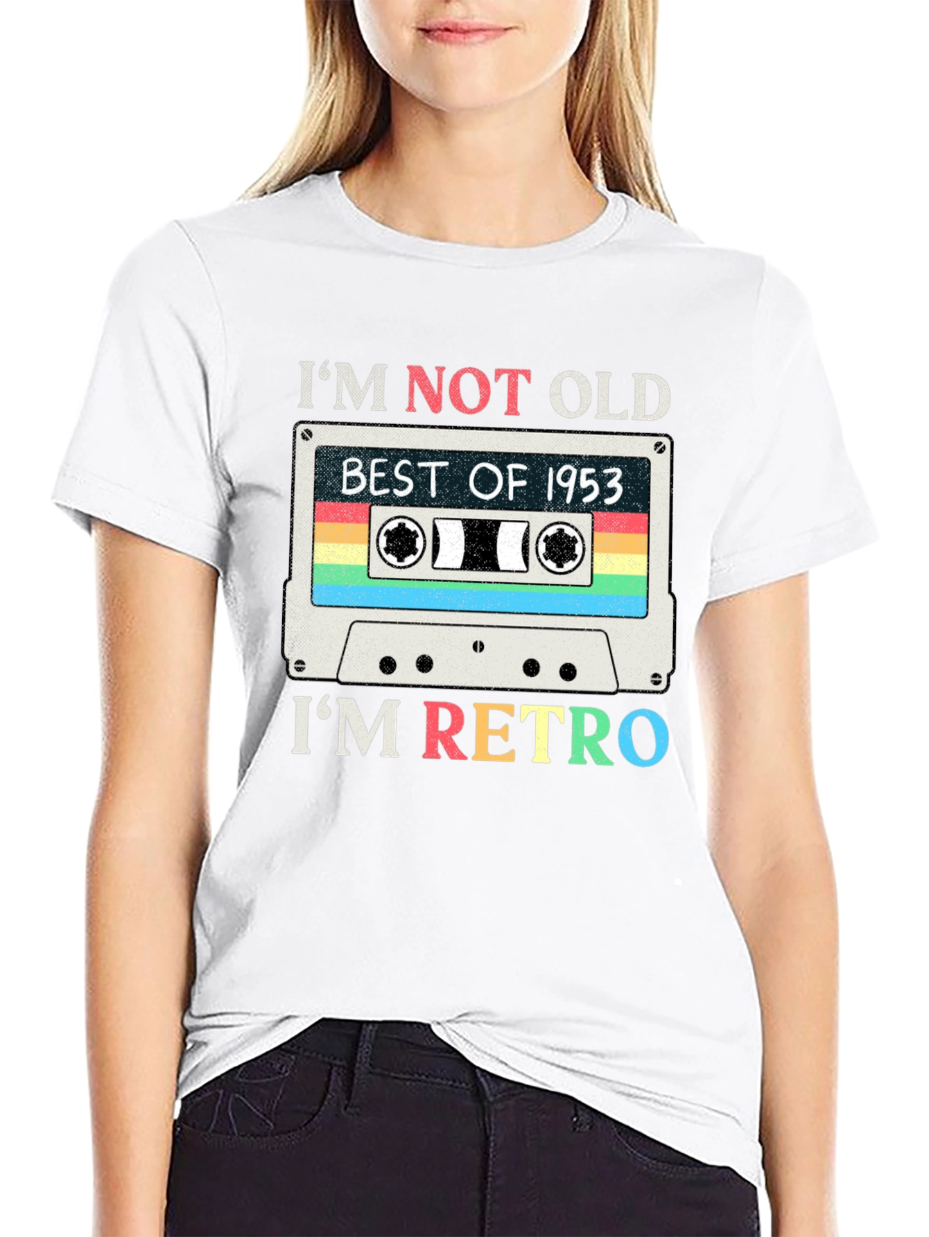Retro Cassette Tape 1953 Graphic T-Shirt