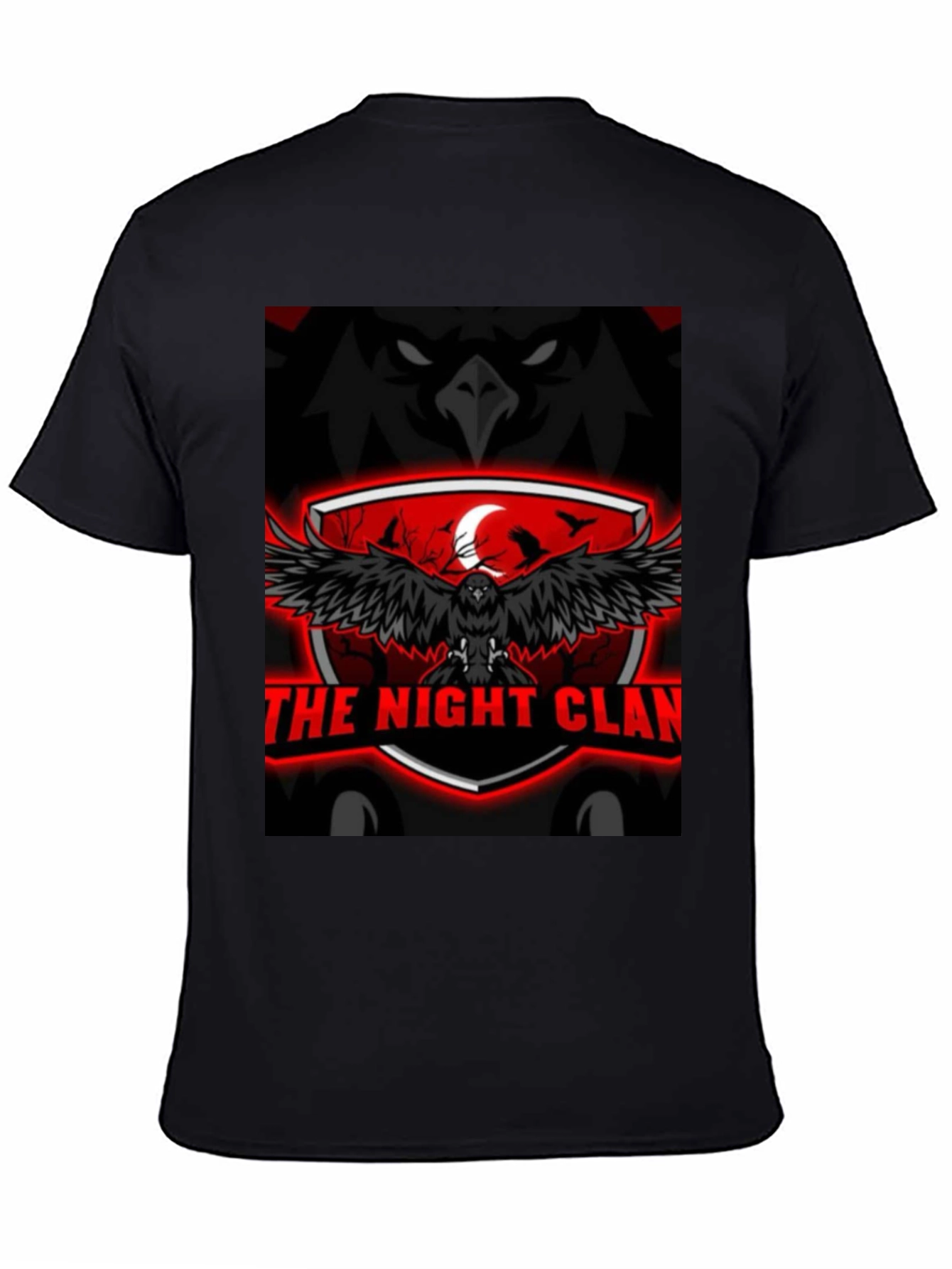 Night Clan Raven Graphic T-Shirt