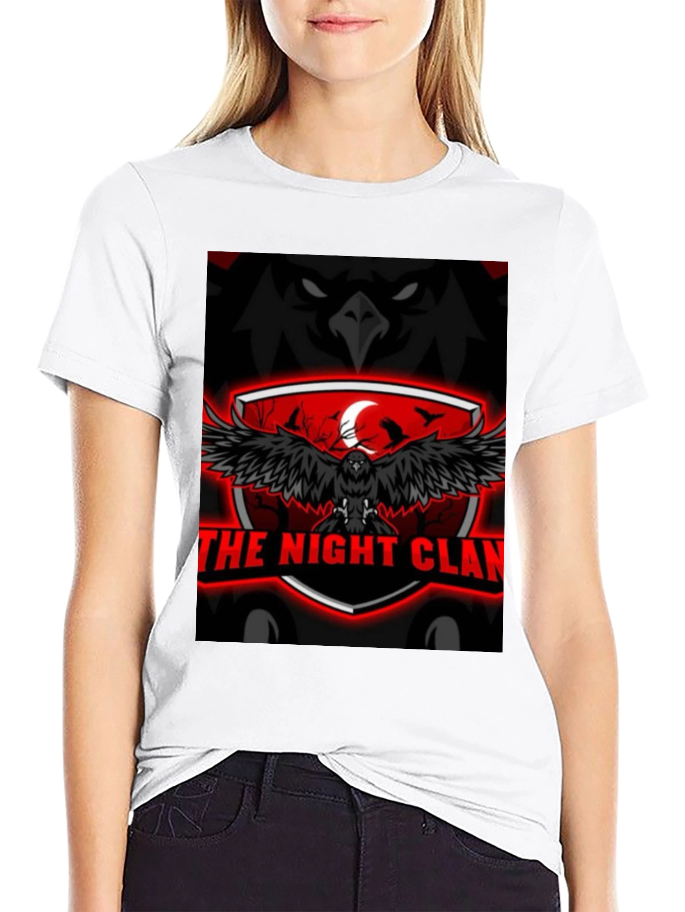 Night Clan Raven Graphic T-Shirt