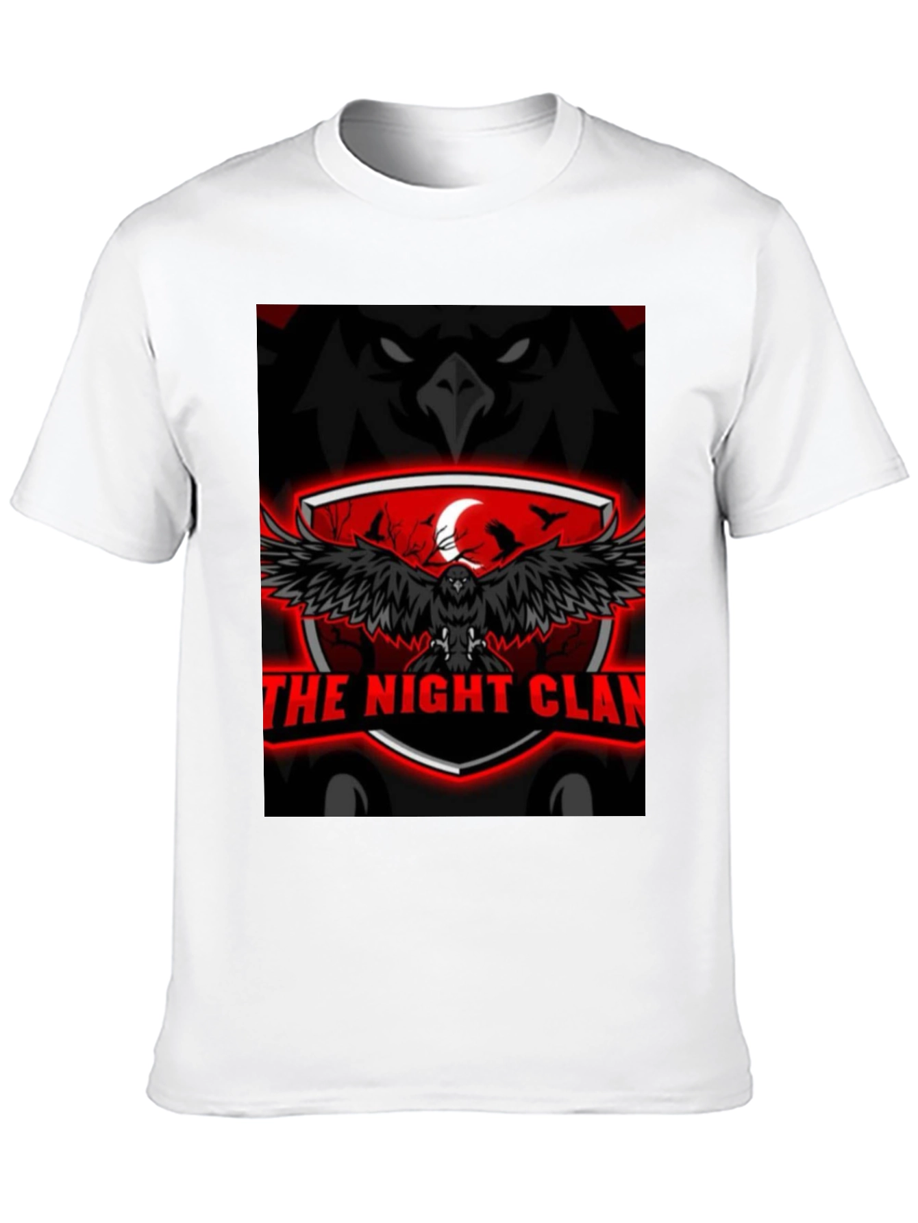 Night Clan Raven Graphic T-Shirt
