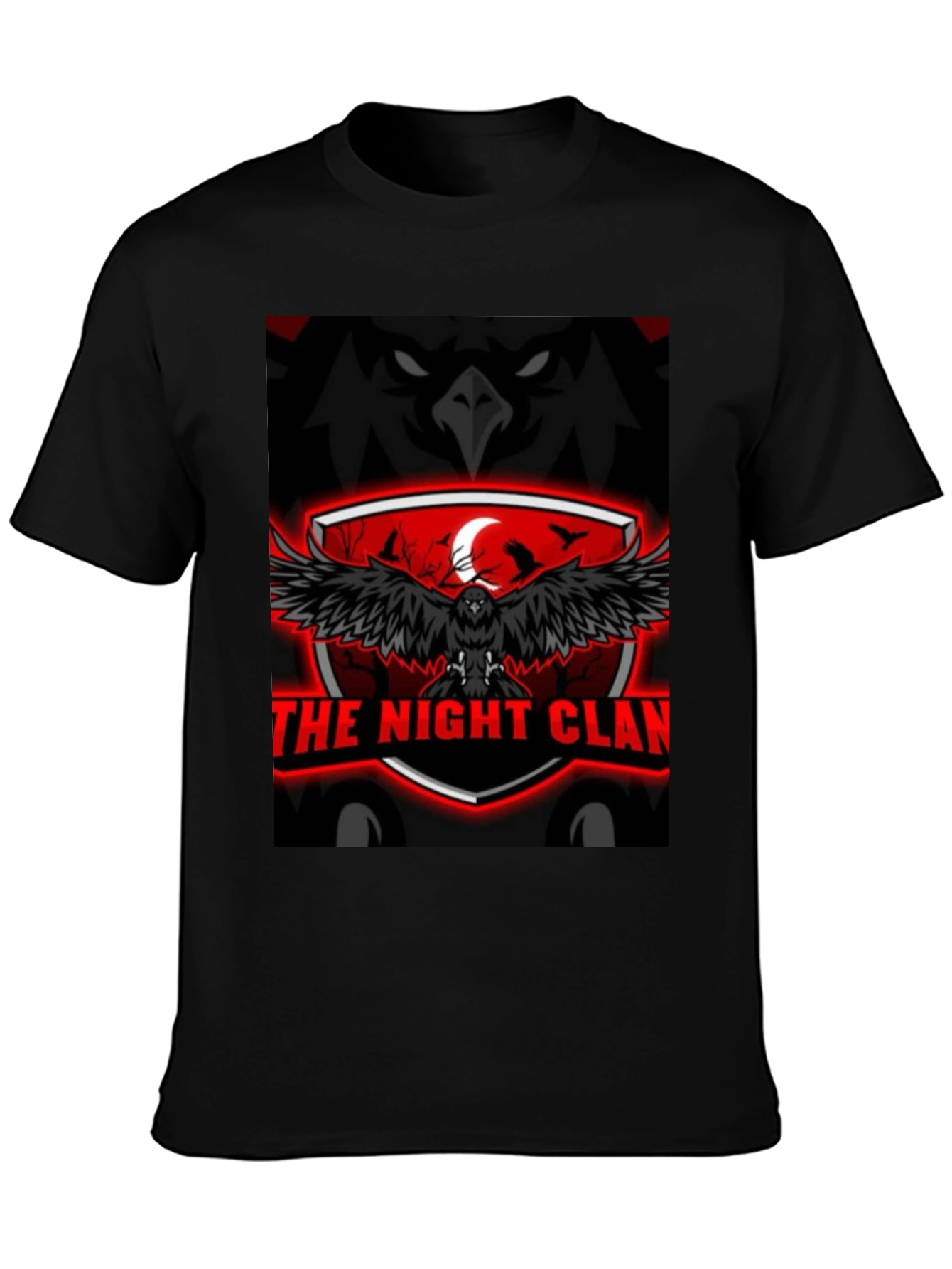 Night Clan Raven Graphic T-Shirt