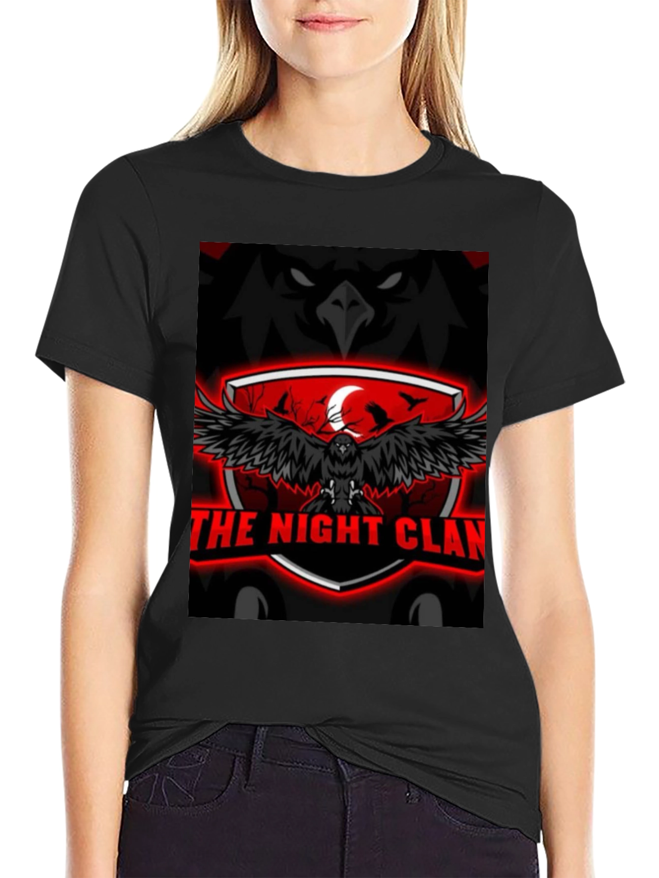 Night Clan Raven Graphic T-Shirt