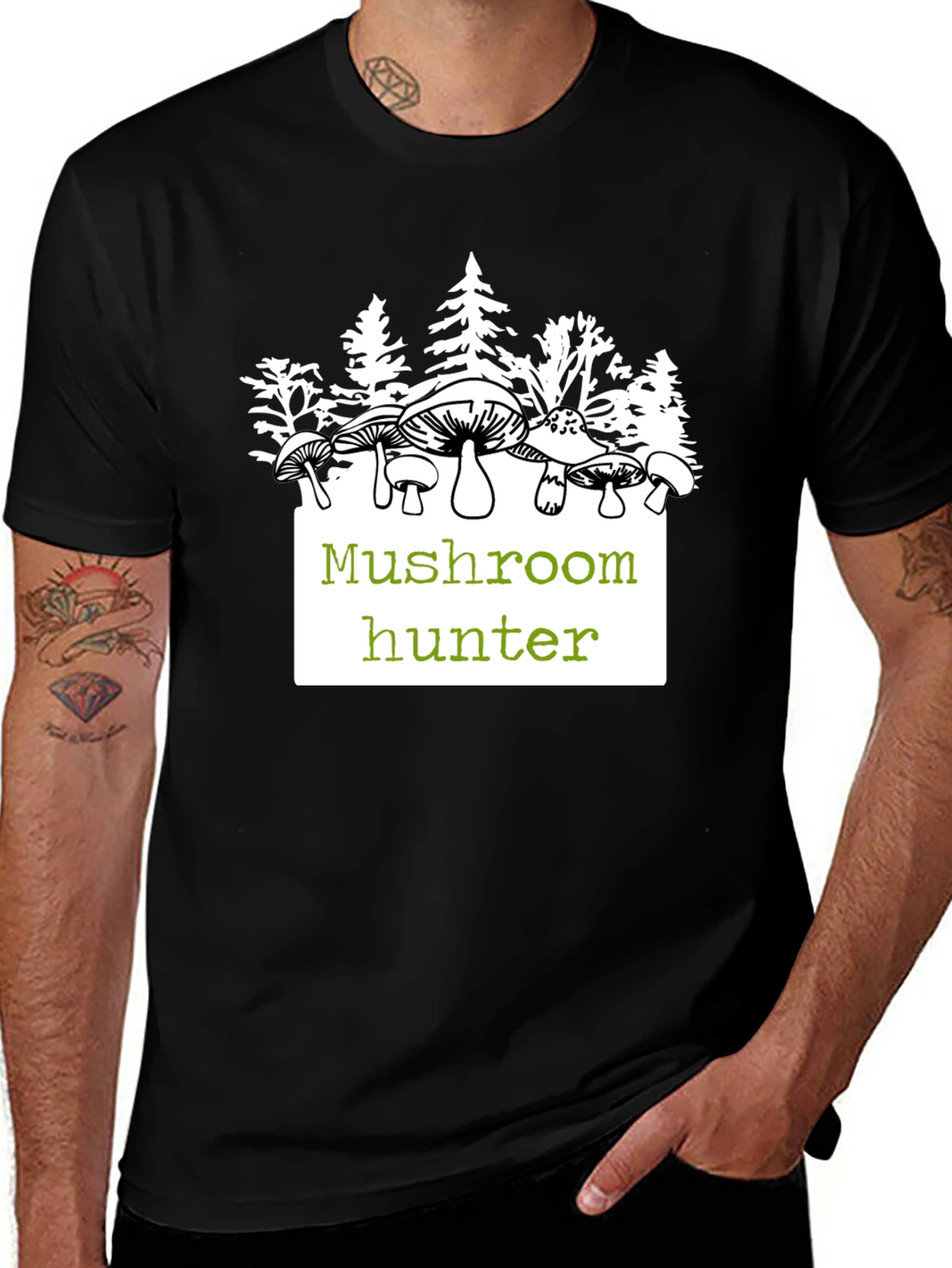 Mushroom Hunter T-Shirt - Nature Lover Tee